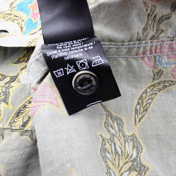 Roark Classic Fit Mens Shirt 2XL Multicolor Floral Short Sleeve Button Up Casual - Picture 12 of 12